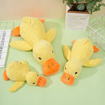 Plush Duck Dog Toy – Bite-Resistant, Sound & Teeth-Grinding Comfort Toy for Small & Large Dogs