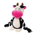 Small Stuffed Dog Chew Toy – Durable Plush, Bite-Resistant with Squeaker & Rattle for Puppies