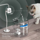 2L Cat Water Fountain Filter Automatic Sensor