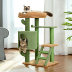 H90.5CM Cactus Cat Tree with Natural Sisal