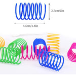 Cat Spring Toys 4Pack Colorful Coils f