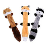 Funny Plush Pets Squeaky Toys Animal Shape Soft Small Medium Puppy Dogs Chew Internective Toy Pet Products Accessories