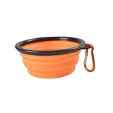 Dog Ccollapsible Water Bowl Silicone Travel Portable