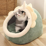 Sweet Cat Bed Warm Pet Basket Cozy Kitten