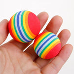 Colorful Cat Toy Interactive Ball Toys