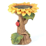 Polyresin Sunflower Bird Bath Feeder