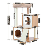 Multi Level Cat Tree Condo House Furniture