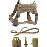 Military Tactical Dog Harness Front Clip Law Enforcement