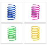 Cat Spring Toys 4Pack Colorful Coils f