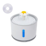 Automatic Pet Cat Water Fountain with LED Lighting 5 Pack Filters 2.4L USB Dogs Cats Mute Drinker Feeder Bowl Drinking Dispenser