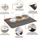 HOOPET New Pet Dogs Cats Double Bowls