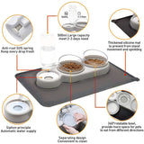 HOOPET New Pet Dogs Cats Double Bowls