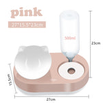 New 2-in-1 Cat Bowl Water Dispenser