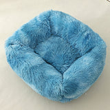 Dog Bed Sofa Long Plush Square Kennel