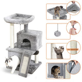 Pet Cat Tree Tower Condos House Scratcher