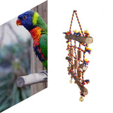 Natural Solid Wood Parrot Climbing Net