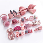 17Pcs/Lot Cute Small Dogs Bows Hair Grooming