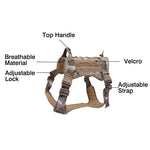 Military Tactical Dog Harness Front Clip Law Enforcement