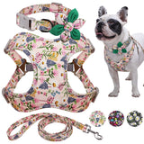 French Bulldog Harness Leash And Collar Set