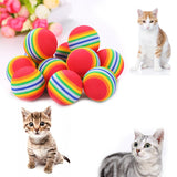 Colorful Cat Toy Interactive Ball Toys