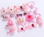 17Pcs/Lot Cute Small Dogs Bows Hair Grooming