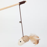 1PC Teaser Feather Toys Kitten Funny Colorful Rod