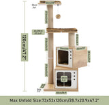 Tower Climb Activity Tree Scratcher Play House