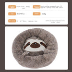 2022 Sloth-shaped Pet Litter Warm Kennel