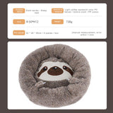 2022 Sloth-shaped Pet Litter Warm Kennel