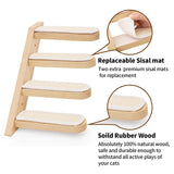 HOOPET Steps Wall Wood Staircase for Cats