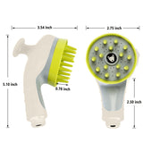 Pet Shower Head Bath Brush