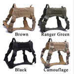 Tactical Harness Pet Training Vest And Leash