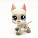 2023 NH Real Rare Pet Shop lps Toy Stand Small Short Hair Cat Pink Black Old Original Dog Dachshund Shepherd Great Dane Free