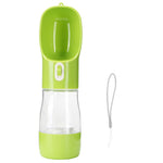 2 in 1 food feeding water dispenser dog water bottle