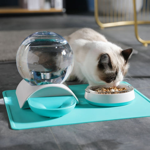 Automatic Bubble Water Dispenser for Cat