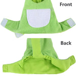 Funny Frog Shaped Birds Clothes Plush Flying Suit