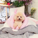 Pet Sleeping Bags Plush Beds Cute