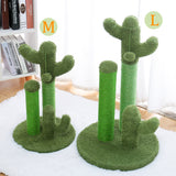 2 Size Cactus Style Cat Tree House Climbing Stratching