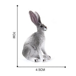 Simulated Zoo Action Figure Farm Rabbit Model