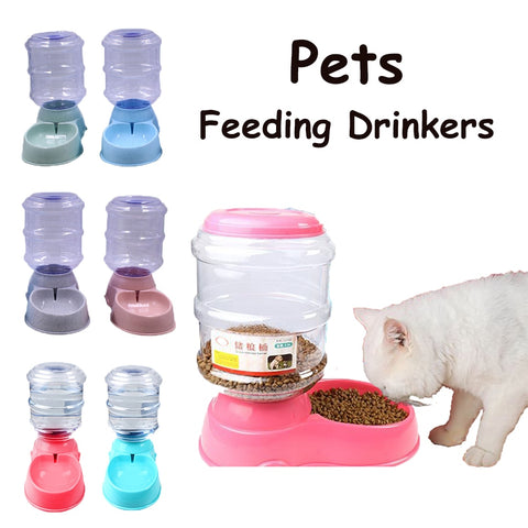 3.8L Plastic Pet Feeding Drinkers