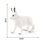 Simulated Zoo Action Figure Farm Rabbit Model