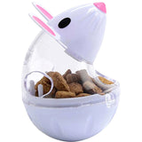 Pet Cat Feeder Toy Mice Shape Food Rolling