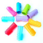 Natural Silicone Pet Finger Toothbrush,