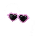 New Pet Lovely Heart Sunglasses Hairpins