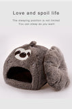 2022 Sloth-shaped Pet Litter Warm Kennel