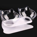 Non-Slip Double Cat Bowl Pet Water Food