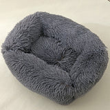 Dog Bed Sofa Long Plush Square Kennel