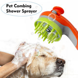 Pet Shower Head Bath Brush