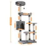 Cat Tree Luxury Tower with Scratching Sisal Post