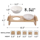 HOOPET Pet Bowl Cat Elevated